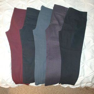 Set of Five (5) Ann Taylor Loft - Marissa Skinny Pant - Size 12